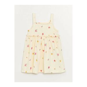 LC Waikiki LCW Baby Girl Dress with Square Collar