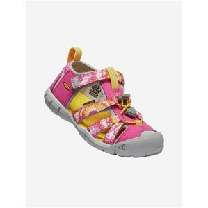 Yellow-Pink Girly Sandals Keen - Girls