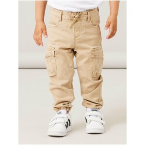 Beige boys' pants with pockets name it Ben - Boys