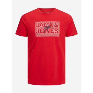 Men's Red T-Shirt Jack & Jones Marius - Men