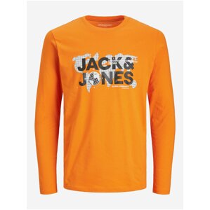 Jack & Jones Dust Orange Long Sleeve T-Shirt - Boys