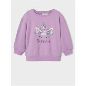 Light purple girly sweatshirt name it Valona - Girls