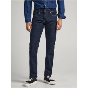 Dark Blue Mens Slim Fit Jeans Jeans Hatch - Men