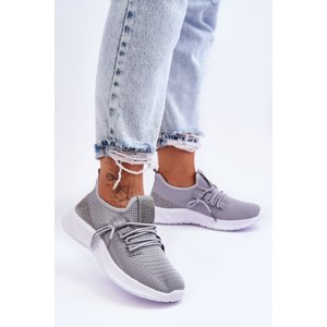 Women's sports shoes with insertion gray hold me!