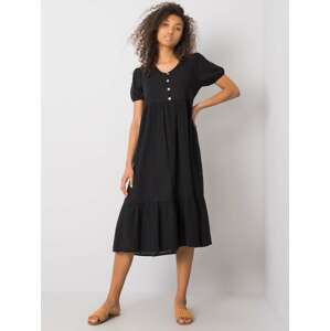 Dress black Och Bella Dresses BI-25504.black