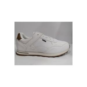 KINETIX Alejo Womens White Tan Sneakers