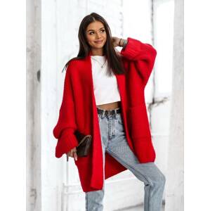 Red cardigan Cocomore cmgB640.red