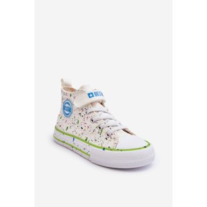 Kids patterned sneakers Big Star LL374049 white
