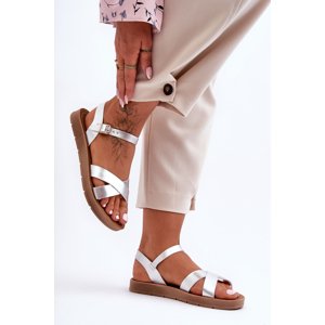 Classic Leather Sandals Women's Silver Talisma