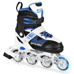 Spokey TONYX roller skates, black and blue, ABEC7 Carbon