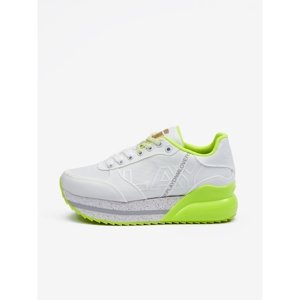 Replay Shoes Scarpa White Yellow Fluo - Women