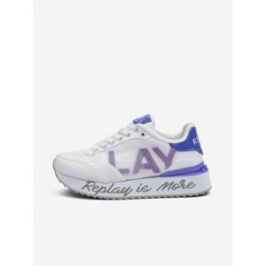 Replay Shoes Scarpa White Lilac - Women