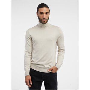 Beige Mens Turtleneck ONLY & SONS Wyler - Men