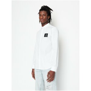 White Mens Shirt Armani Exchange - Men