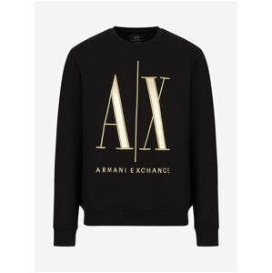 Black Mens Sweatshirt Armani Exchange - Men