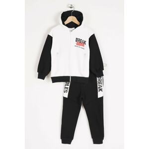 zepkids Boys' Break Rules Printed Tracksuit Set