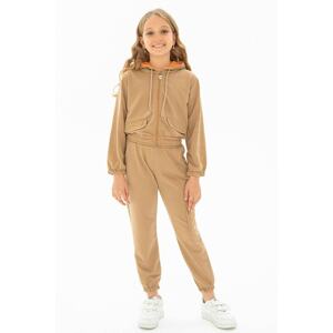 zepkids Two-Piece Set - Brown - Slim fit