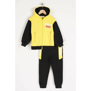 zepkids Boys' Break Rules Printed Tracksuit Set