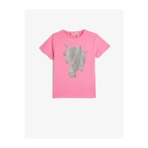 Koton T-Shirt - Pink - Regular fit