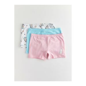 LC Waikiki Printed Girls' Boxer 3-pack