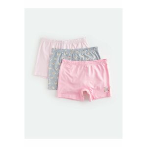 LC Waikiki Printed Cotton Girls' Boxer 3-pack