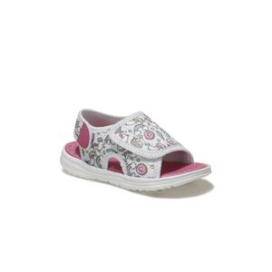 KINETIX  Tilka 1Fx White Baby Girl Flat Sandals