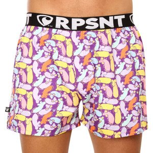 Purple men's patterned shorts by Represent Mike