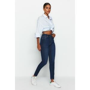 Trendyol Dark Blue Shaping Effect High Waist Skinny Jeans
