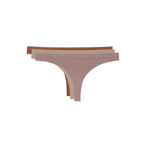 LOS OJOS 3 Pieces Ribbed Seamless Thong Panties