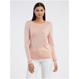 Light pink womens light sweater CAMAIEU - Women