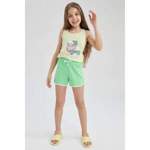 DEFACTO Girl Sweatshirt Fabric Shorts