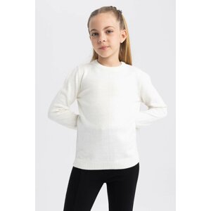 DEFACTO Girl Regular Fit Crew Neck Pullover