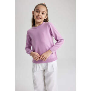 DEFACTO Girl Regular Fit Crew Neck Pullover