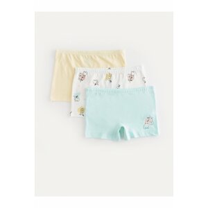 LC Waikiki Printed Girls' Boxer 3-pack