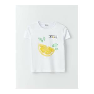 LC Waikiki Crew Neck Printed Short Sleeve Girls' T-Shirt