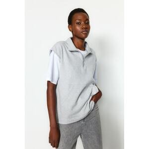 Trendyol Sweatshirt - Gray - Regular fit