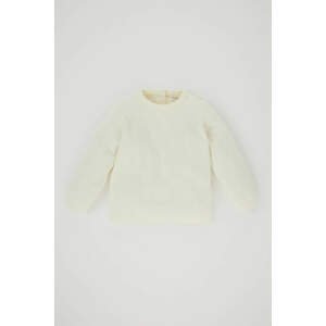 DEFACTO BabyGirl Regular Fit Crew Neck Pullover