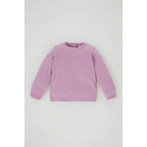 DEFACTO BabyGirl Regular Fit Crew Neck Pullover