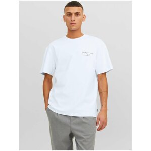 White Men's T-Shirt Jack & Jones Sanchez - Men