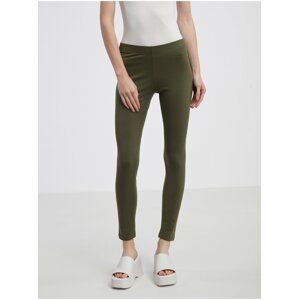 Khaki Women's Leggings CAMAIEU - Women