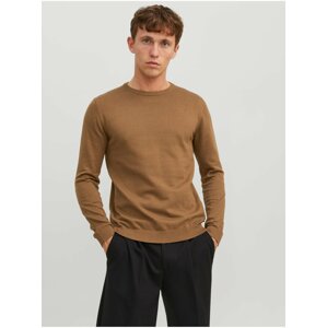 Brown Mens Basic Sweater Jack & Jones Basic - Men