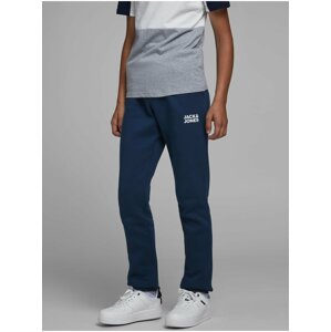 Dark Blue Jack & Jones Gordon Boys Sweatpants - Boys