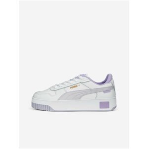 Purple and White Puma Womens Sneakers - Women