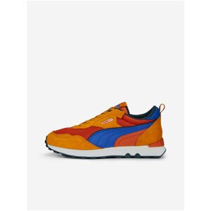 Blue and Orange Puma Mens Sneakers - Men