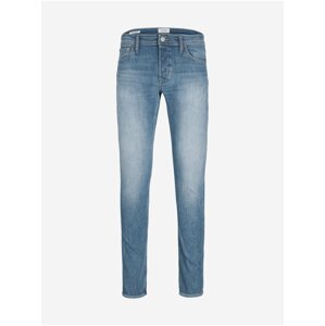 Light Blue Mens Slim Jeans Jack & Jones Glenn - Men