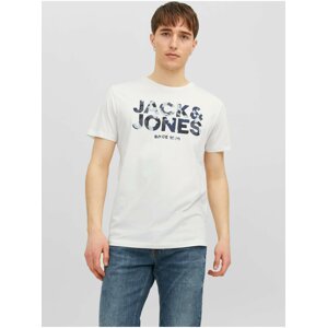 White Men's T-Shirt Jack & Jones James - Men