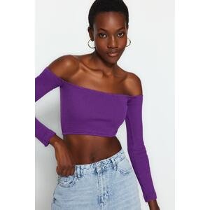 Trendyol Blouse - Purple - Slim fit