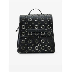 Black Desigual Amorina Covasna Women's Patterned Backpack - Womens