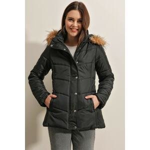 Bigdart 5065 Inflatable Hooded Coat - Black