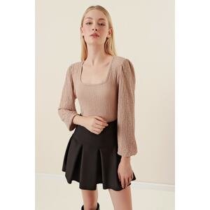 Bigdart Blouse - Beige - Fitted